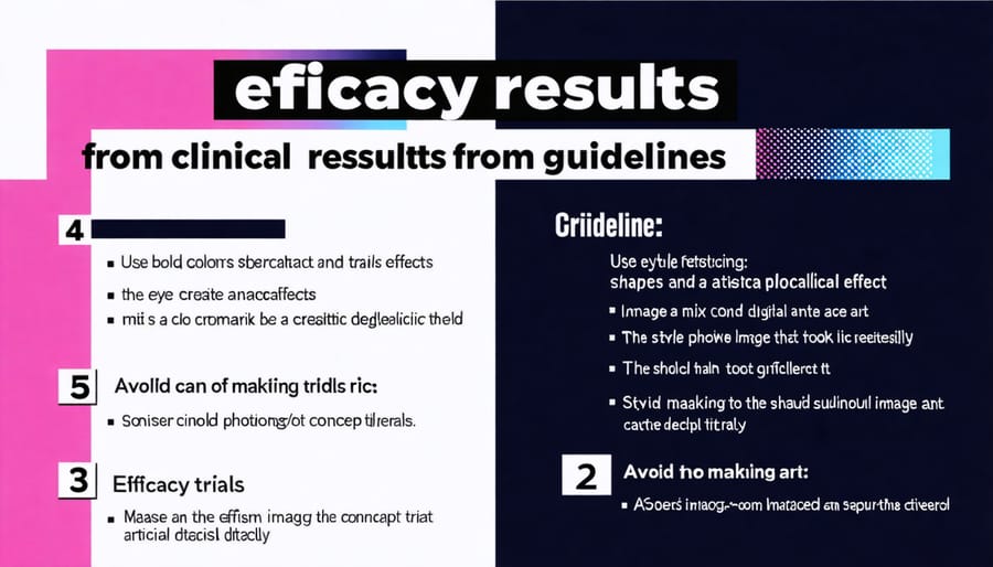 Infographic presenting the main efficacy findings for the COVID-19 treatment