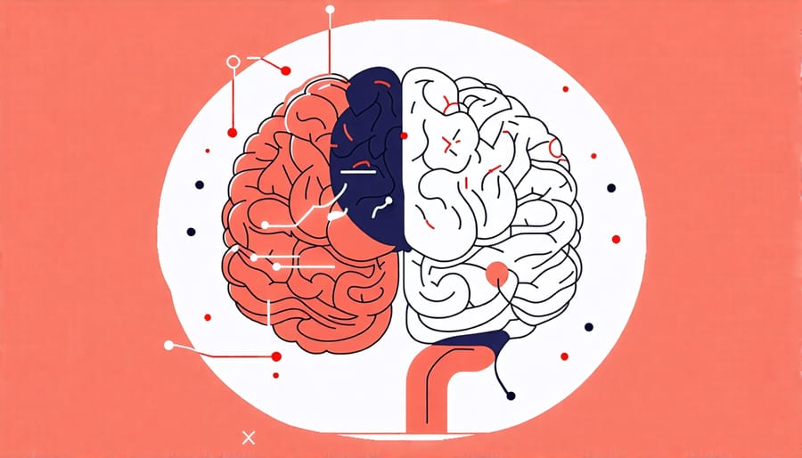 Diagram of the gut-brain axis, including the vagus nerve, neurotransmitters, and other pathways