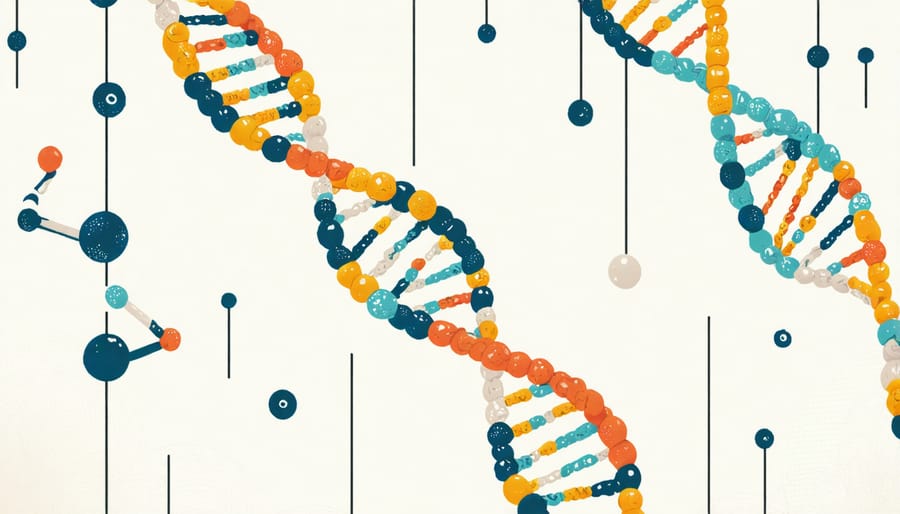 Conceptual representation of the interaction between genes and nutrients