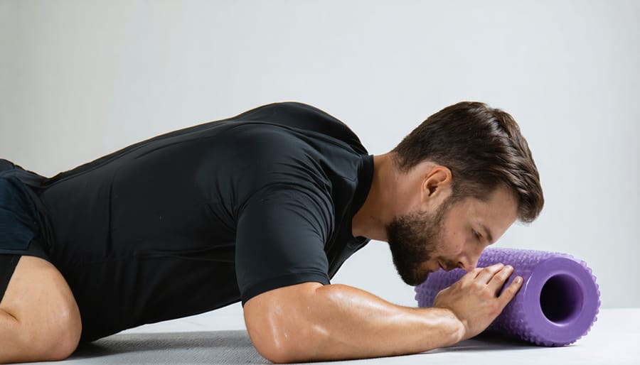 Massage and foam rolling techniques for exercise recovery