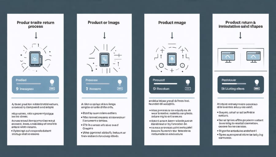 Illustrated steps showing how to check product codes, store receipt, and return affected chocolate products