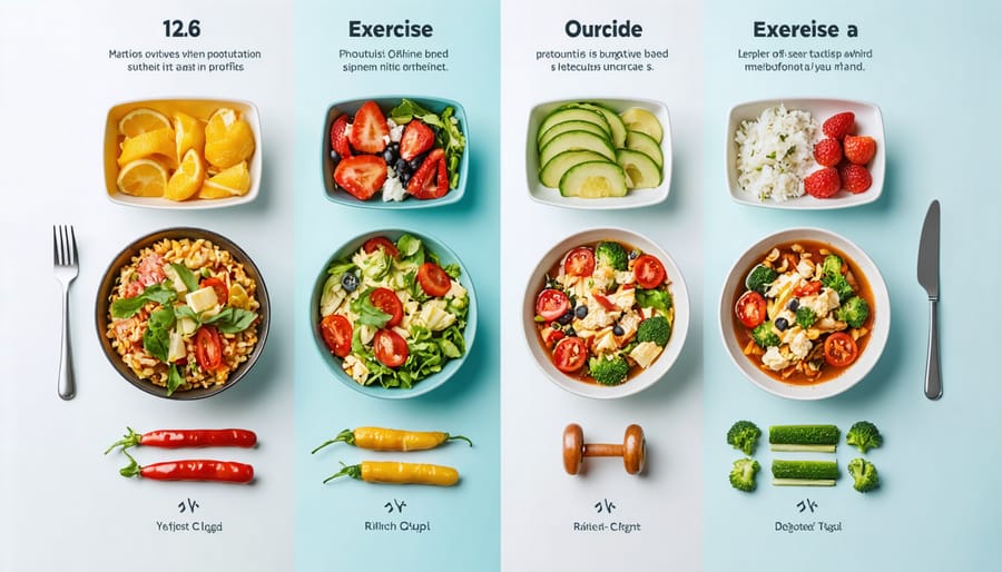 Comparison of personalized nutrition and exercise plans adapted for different metabolic types