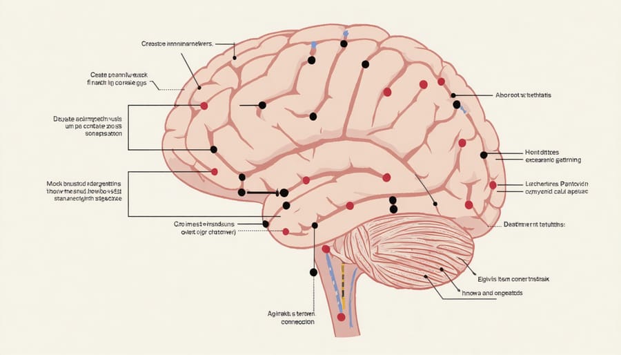 Scientific illustration of how sleep affects muscle recovery and hormonal balance