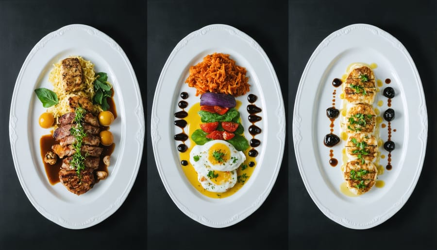 Traditional fasting meals from Islamic, Christian, and Jewish traditions displayed side by side